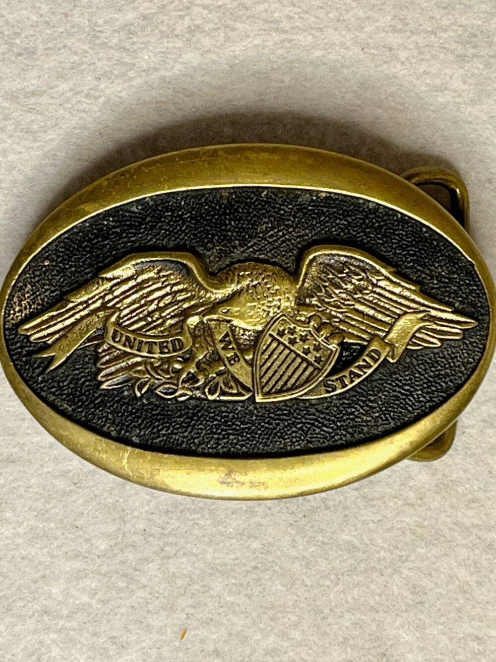 Heritage Mint Solid Brass Belt Buckle * American Eagle * 1975 * AI-798